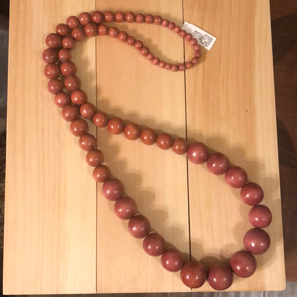 NWT Spiegel wood necklace